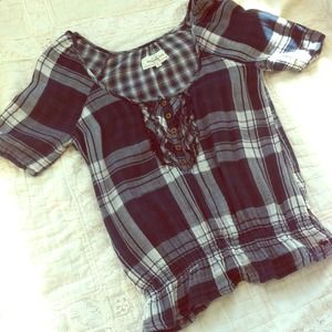 Abercrombie & Fitch plaid top