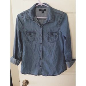 Chambray button down