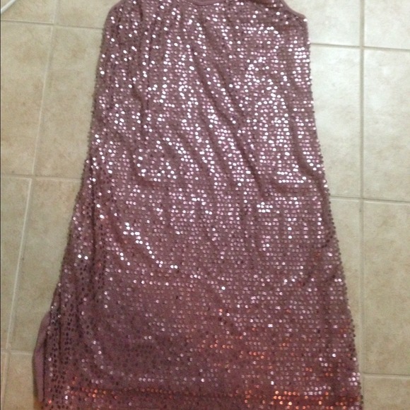 Racer back sequins dress