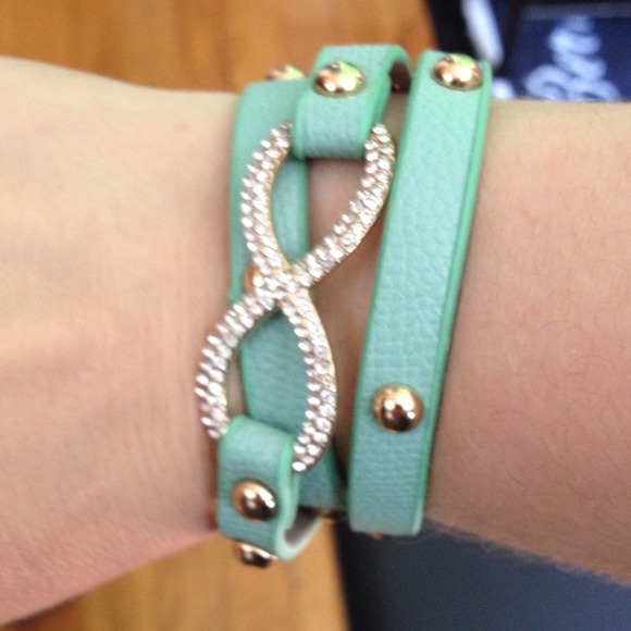 Beautiful infinity wrap around bracelet
