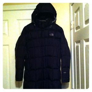 Long black North Face Coat