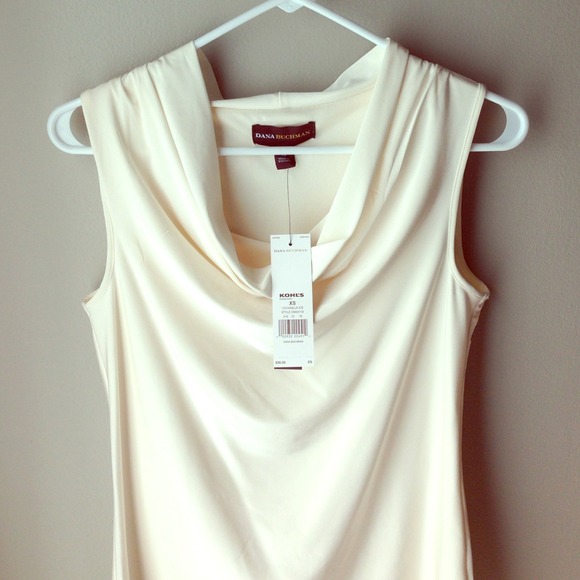 NWT Ivory liquid knit top.