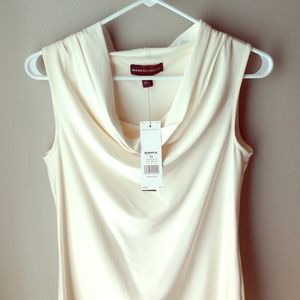 NWT Ivory liquid knit top.