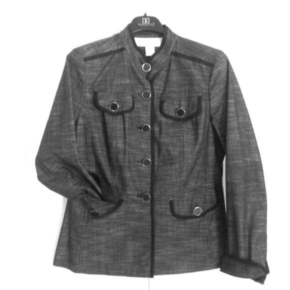 denim and navy Doncaster Jacket