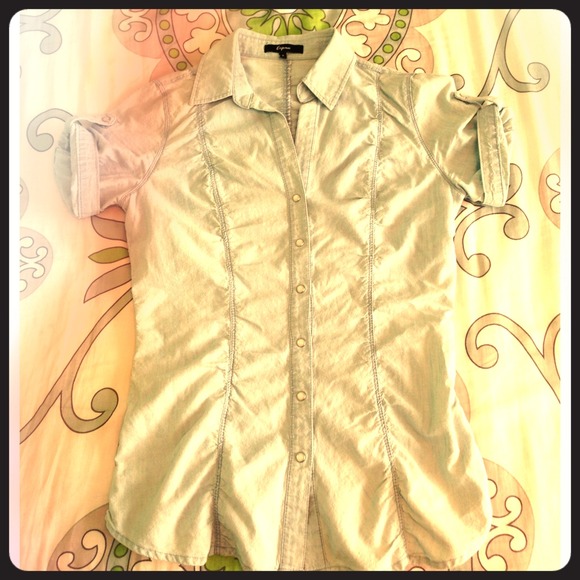 Express Denim Button Down