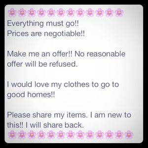 Everything must go!!