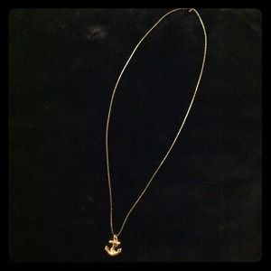 J. Crew Anchor Necklace