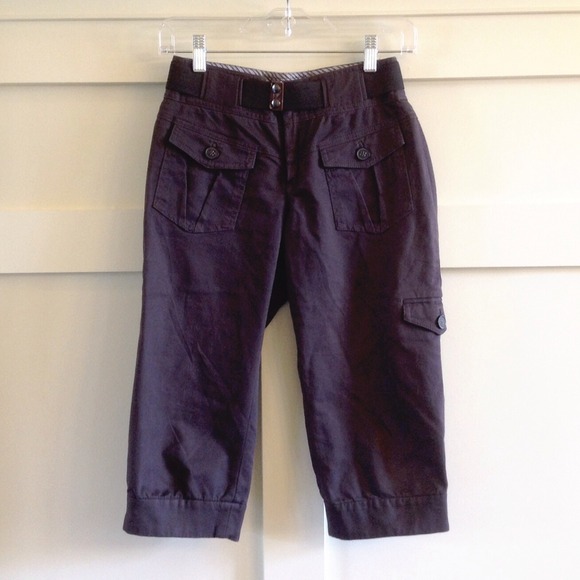 Anthropologie Pants - ⛔️BUNDLED⛔️ Anthroplogie quality brown crop pants