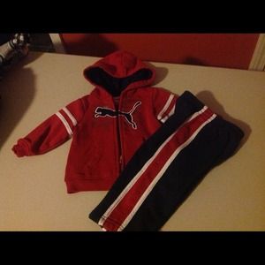 Toddler boys puma jogger!! 2 pieces
