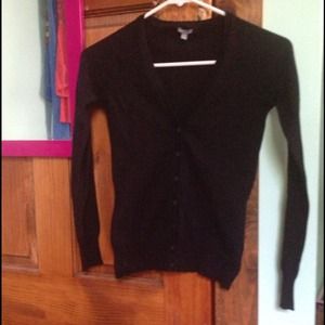 Black button up cardigan