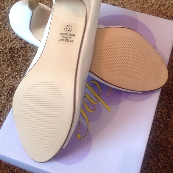 NEW White heels - Picture 2 of 4