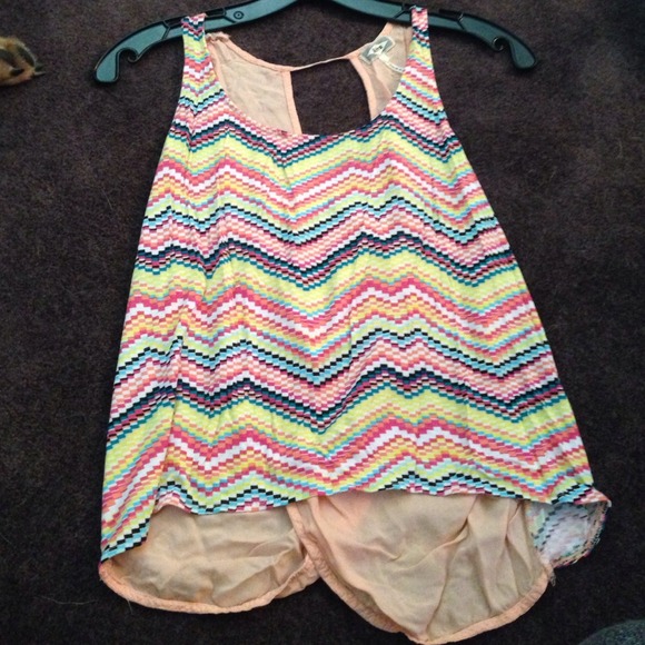 Open back shirt