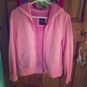 Cozy salmon pink hoodie