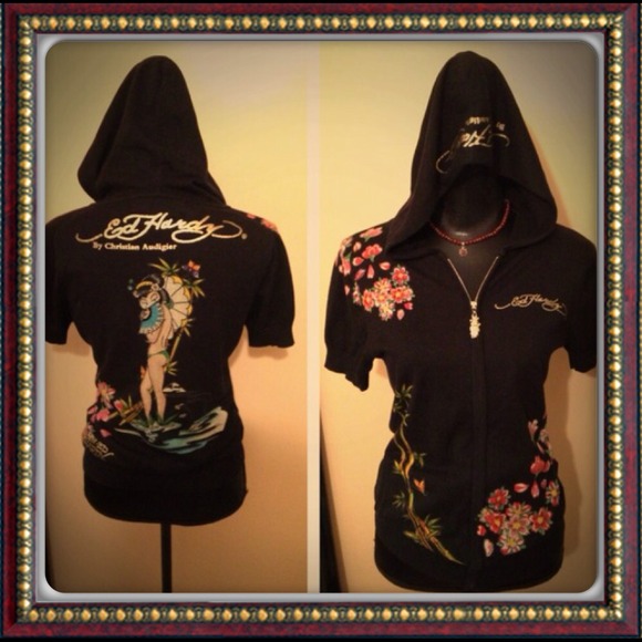 Ed Hardy Jackets & Blazers - Hoodie Ed Hardy