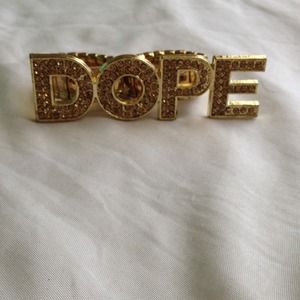 DOPE double finger ring