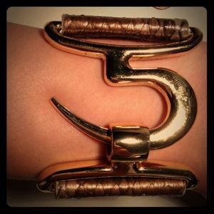 Josef H Leather & Python Cuff (from Bloomingdales)