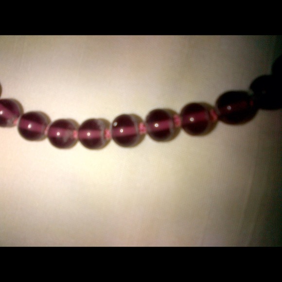Glass Bead Necklace - Picture 3 of 4
