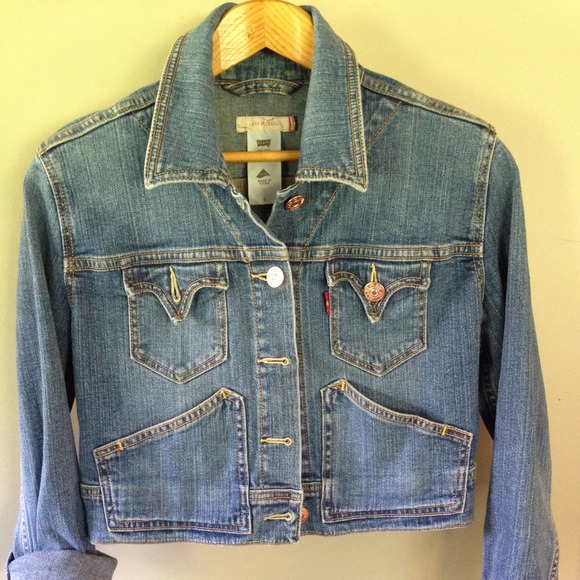 Short Levi's jean jacket/ L /