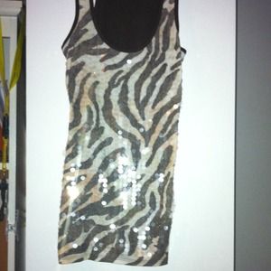 Zebra tank top