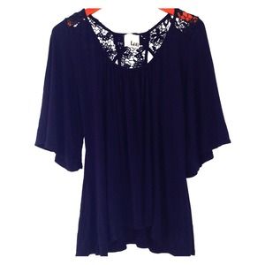 Anthropologie Ttee blouse with lace back