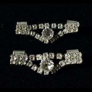 Vintage Crystal Shoe Clips
