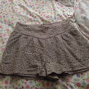 Waisted shorts from a boutique in Melrose.