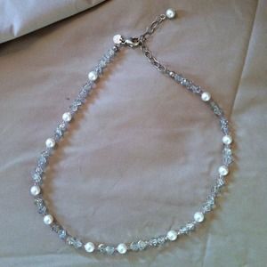 Pearl and beaded necklace