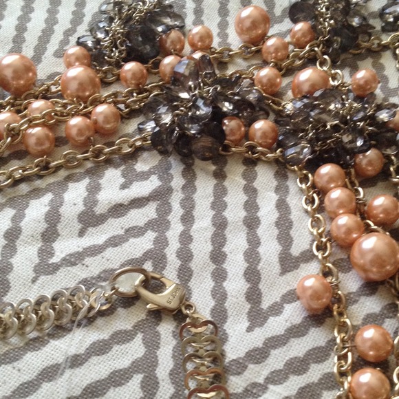 NEW ST JOHN Knits Couture Pearl Beaded Necklace - Picture 4 of 4