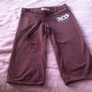 Hollister pajama/yoga crops
