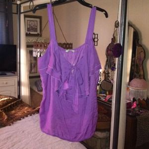Lavender sheer tank