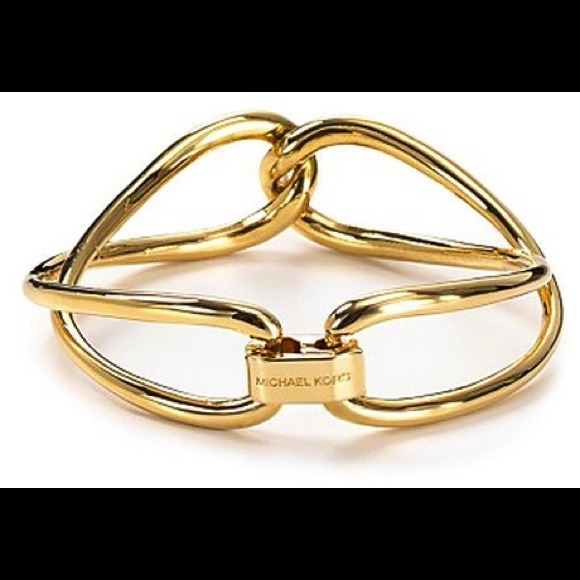 MICHAEL Michael Kors Jewelry - ✂️ Michael Kors Golden Love Twist Bangle
