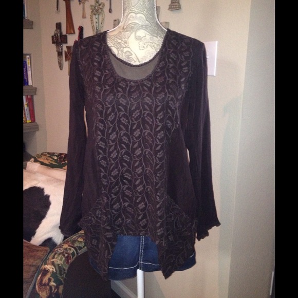 Johnny Was long sleeve top