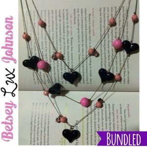 🔽Betsey Johnson | Authentic | Black Hearts🔽