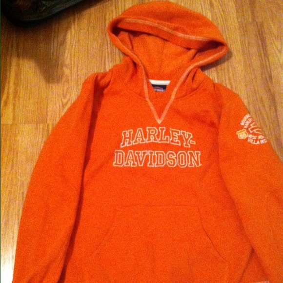 HD orange hoodie