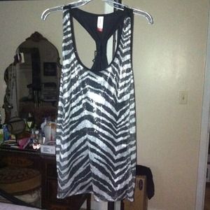 Shimmery tank top