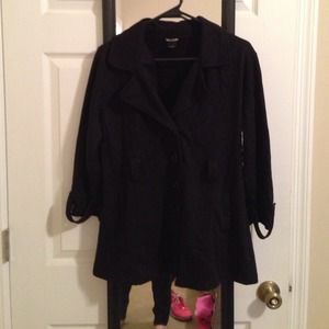 Black trench coat