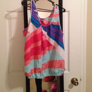 Colorful striped shirt