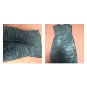 Short  Blue Corset Prom Dress