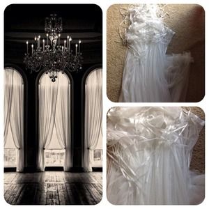 Sale! Satiny bed Canopy Curtains