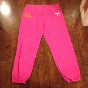 Pink Victoria's Secret sweatpants
