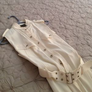 Jean Paul Gautier ivory dress.