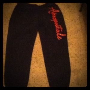 Black Aeropostale sweatpants