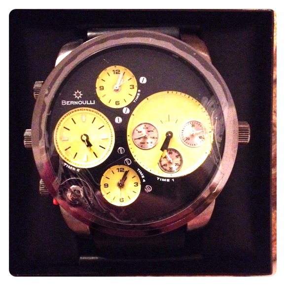 Bernoulli Hercules 4 Time Zone Men's Watch