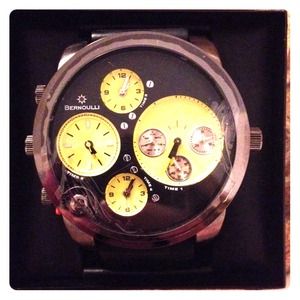 Bernoulli Hercules 4 Time Zone Men's Watch