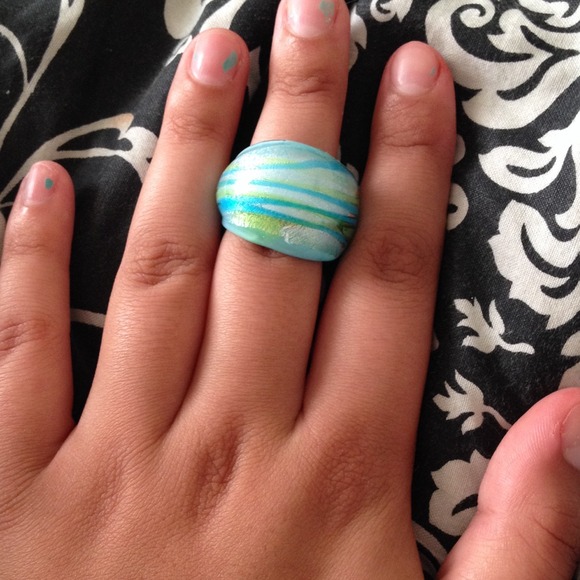 Blue solid ring - Picture 2 of 2