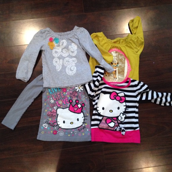 Sold bundle 4pcs long sleeves shirts