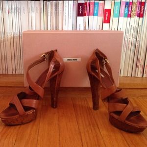 MIU MIU Shoes - Authentic MIU MIU platform sandals MIU MIU Shoes - Authentic MIU MIU platform sandals
