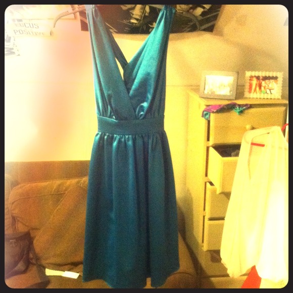 Teal dress