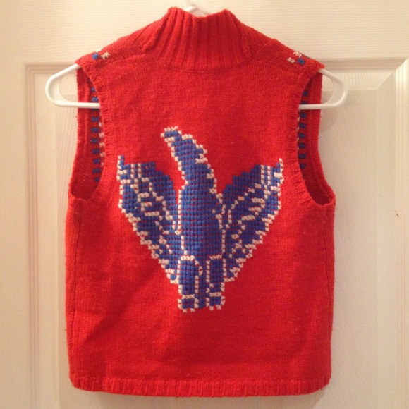 Diesel wool embroidered vest - Picture 1 of 2