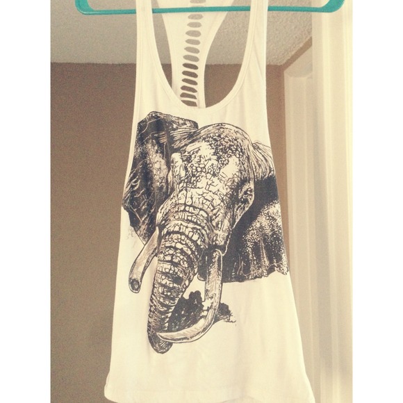 Tops - Elephant top with sexy back